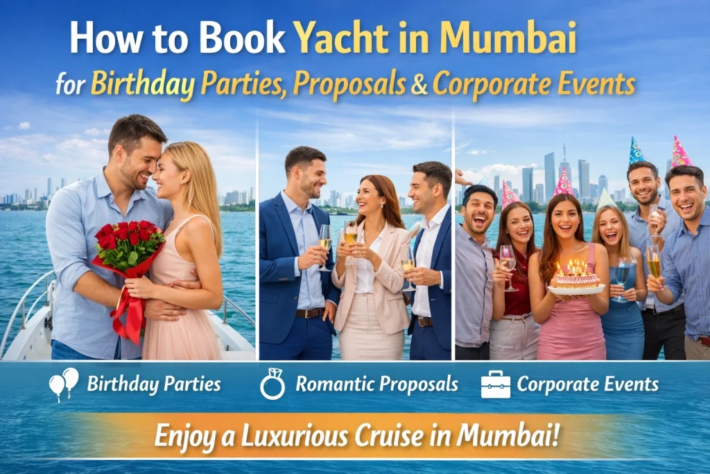 Book yacht Mumbai for luxury cruises and private sea experiences